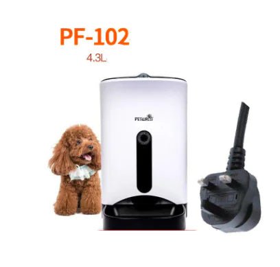 Smart Pet Feeder with Camera for Dogs and Cats
