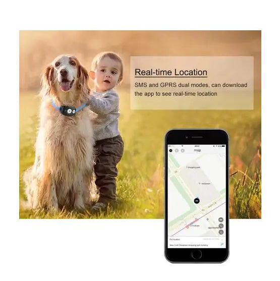 Pet Collar with GPS Tracker and Locator